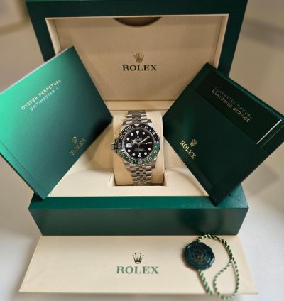 Rolex Gmt-master Ii Sprite Jubliee Bnib Full Set
