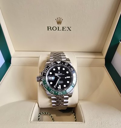 Rolex Gmt-master Ii Sprite Jubliee Bnib Full Set