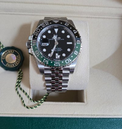 Rolex Gmt-master Ii Sprite New 02 2025 Unworn Full Set