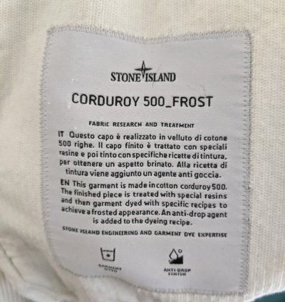Supreme Stone Island Corduroy Jacket