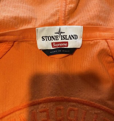 Supreme Stone Island Corduroy Jacket Orange Large