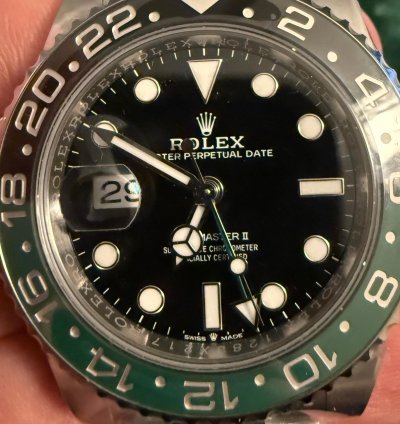 Rolex Gmt-master Ii Sprite Sprite Nos Con Pellicole