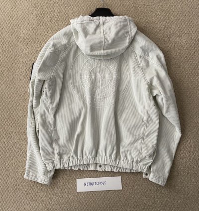 Supreme Stone Island Corduroy Jacket Stone White Medium Fw20