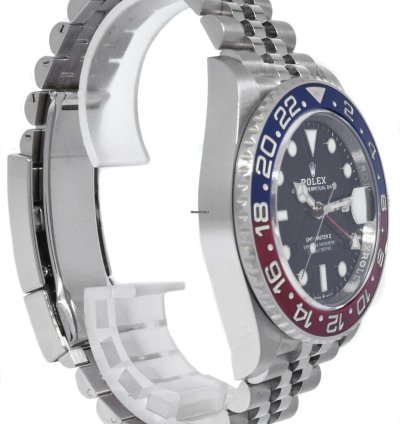 Rolex Gmt-master Ii Stainless Steel Ceramic Pepsi Jubilee Watch 126710