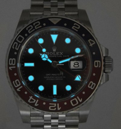 Rolex Gmt-master Ii Stainless Steel Ceramic Pepsi Jubilee Watch 126710