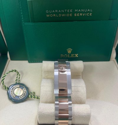 Rolex Gmt-master Ii Stainless Steel Rose Gold Black Brown Bezel- Rootbeer 126711chnr