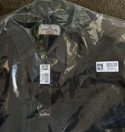 Supreme Stone Island Denim Trucker Jacket