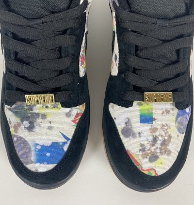 Sb Dunk Low Og Qs Supreme Rammellzee Black 2023 Fd8778-001