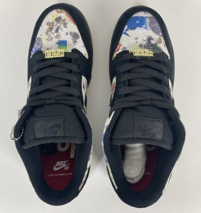 Sb Dunk Low Og Qs Supreme Rammellzee Black 2023 Fd8778-001