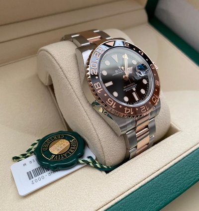 Rolex Gmt-master Ii Steel Rose Gold Gmt-master Ii Root Beer 2024 Brand Nee Unworn Box Papers 126711chnr