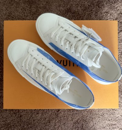 Send Offers - Louis Vuitton Blue Cloud Monogram Sneakers