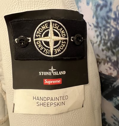 Supreme Stone Island Hand Painted Jacket