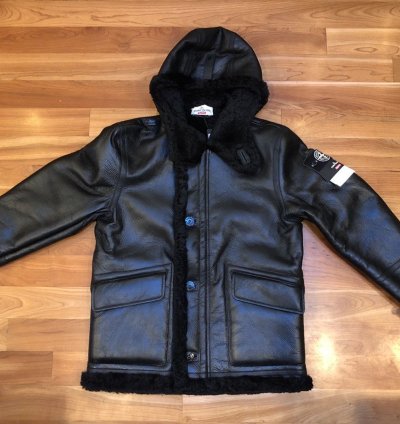 Supreme Stone Island Hand-painted Shearling Jacket Fw20