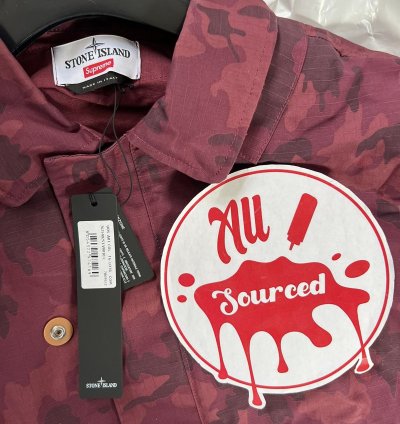 Supreme Stone Island Ice Camo Ripstop Jacket