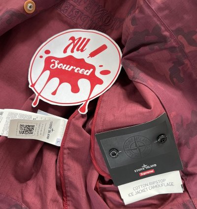 Supreme Stone Island Ice Camo Ripstop Jacket