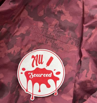 Supreme Stone Island Ice Camo Ripstop Jacket