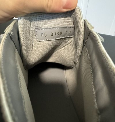 Silver Louis Vuitton High Top Sneakers