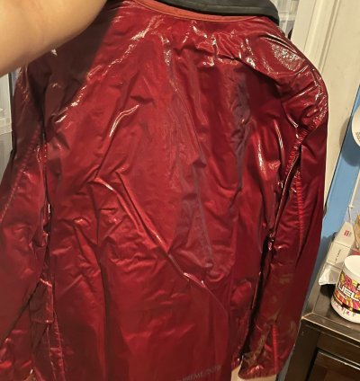 Supreme Stone Island New Silk Light Red Jacket