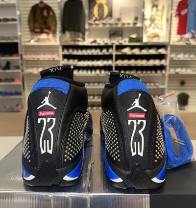 Size 12 - Nike Air Jordan 14 Retro Supreme Black 2019
