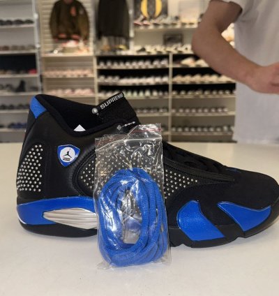 Size 12 - Nike Air Jordan 14 Retro Supreme Black 2019