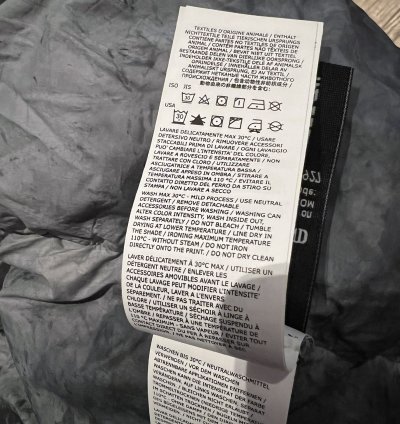 Supreme Stone Island Painted Camo Crinkle Down Jacket