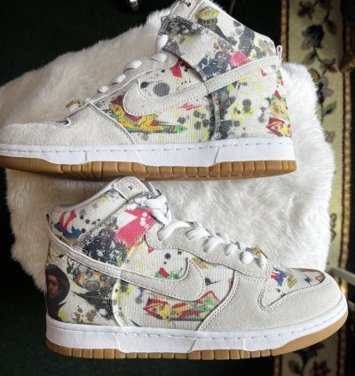 Size 9 - Nike Sb Dunk High Supreme Rammellzee