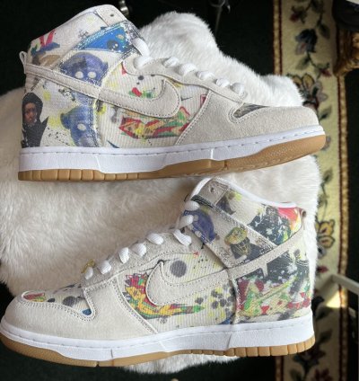 Size 9 - Nike Sb Dunk High Supreme Rammellzee