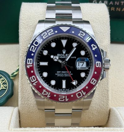 Rolex Gmt-master Ii Unworn Gmt-master Ii 40mm Pepsi Oyster Bracelet 126710blro Box Papers 2025