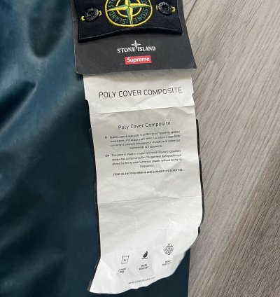 Supreme Stone Island Poly Cover Composite Jacket
