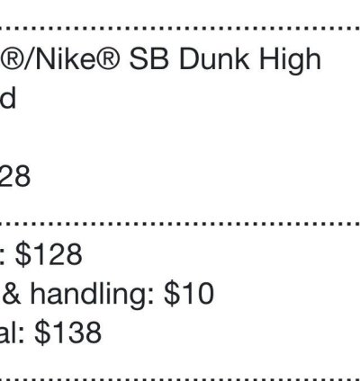 Size 9 Supreme Nike Sb Dunk High
