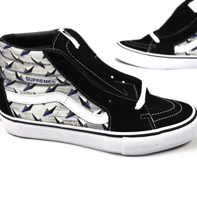 Sk8 Hi Pro Diamond Plate Black Ds