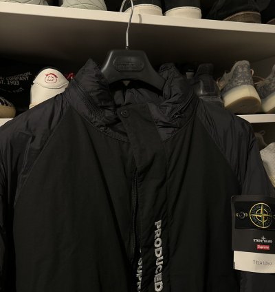 Supreme Stone Island Reversible Down Puffer Jacket