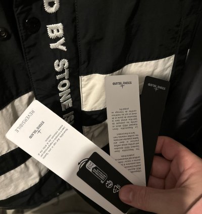 Supreme Stone Island Reversible Down Puffer Jacket