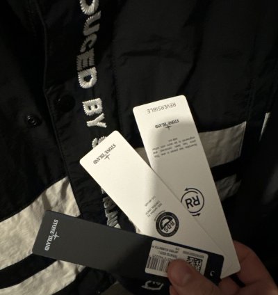 Supreme Stone Island Reversible Down Puffer Jacket