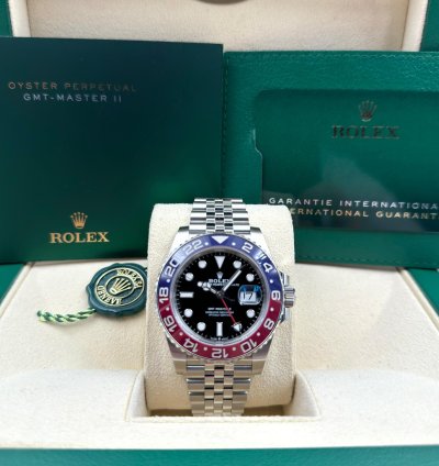 Rolex Gmt-master Ii Unworn Gmt-master Ii Pepsi 40mm Jubilee Bracelet 126710blro Box Papers 2025
