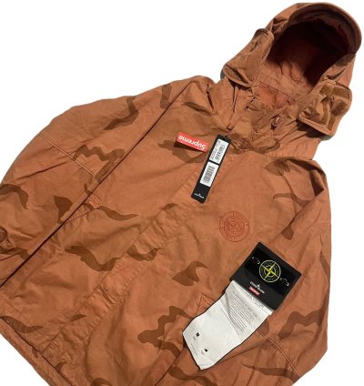Supreme Stone Island Riot Mask Desert Camo Jacket