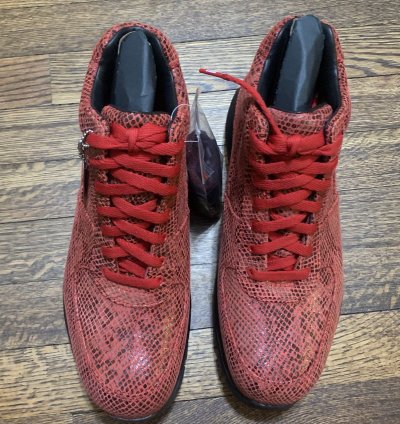 Snakeskin Goadome In Red