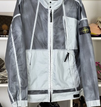 Very Rare Ss22 Stone Island Dust Color Carbon Jacket