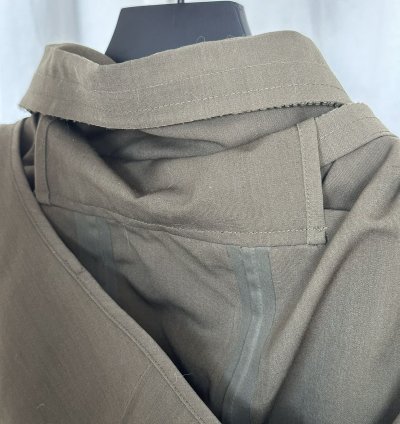 Water Repellent Wool Ghost Piece Rain Jacket