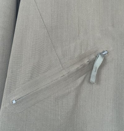 Water Repellent Wool Ghost Piece Rain Jacket