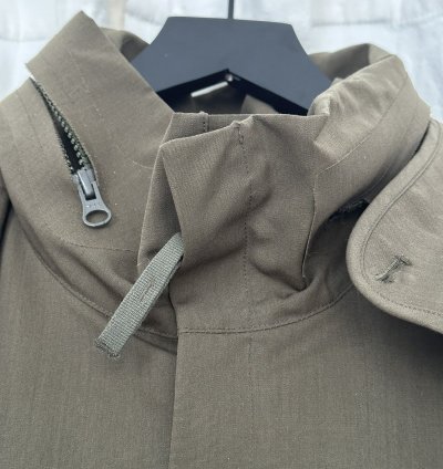 Water Repellent Wool Ghost Piece Rain Jacket