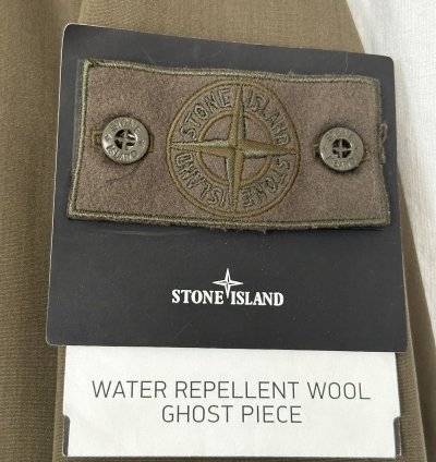 Water Repellent Wool Ghost Piece Rain Jacket