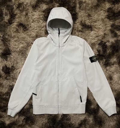 White Light Jacket Stone Island light Soft Shell-