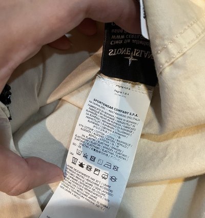 Xl Size Stone Island Jacket Zip Up Button Up Shirt Jacket