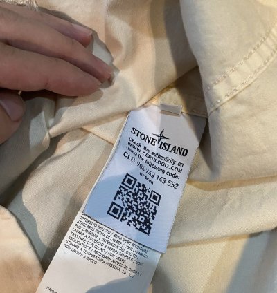 Xl Size Stone Island Jacket Zip Up Button Up Shirt Jacket