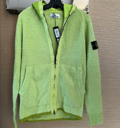 Zip Up Jacket With Hood In Highlighter