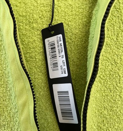 Zip Up Jacket With Hood In Highlighter