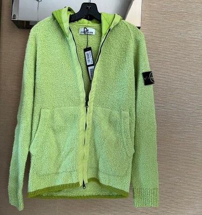 Zip Up Jacket With Hood In Highlighter