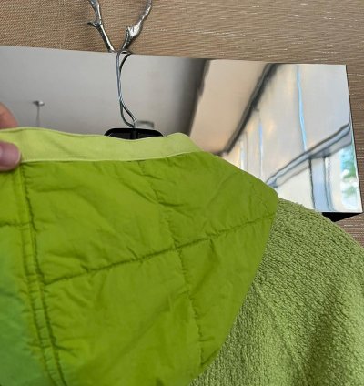 Zip Up Jacket With Hood In Highlighter