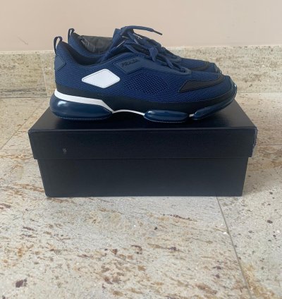 Sport Knit Trainer In Baltico Blue